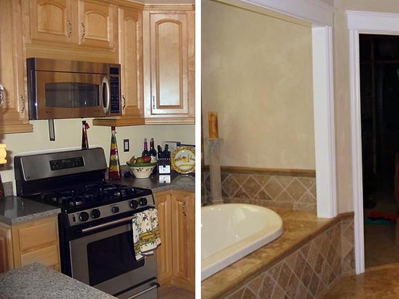 Kitchen and Bathroom